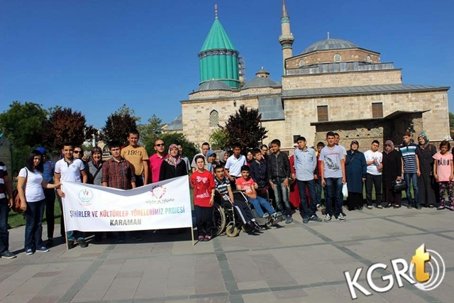 Engelli Öğrenciler Konya’nın Tarihi Yerlerini Gezdi
