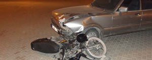 Motosiklet Sürücüsü Kazada Hayatini Kaybetti