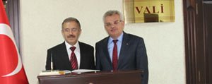 KMÜ Rektörü Prof. Dr. Sabri Gökmen Çankiri Valisini Ziyaret Etti