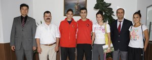Olimpiyat Ikincisi Tatar’dan Belediyeye Ziyaret
