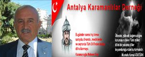  Antalya Karamanlilar Dernegi Baskanligina Yüksel Seçildi