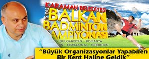  Badminton Türkiye Sampiyonasi Karaman`da