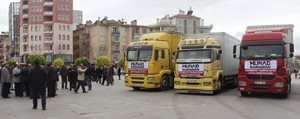 Karaman’dan Bayir-Bucak Türkmenlerine Bes Tir Gida Yardimi 