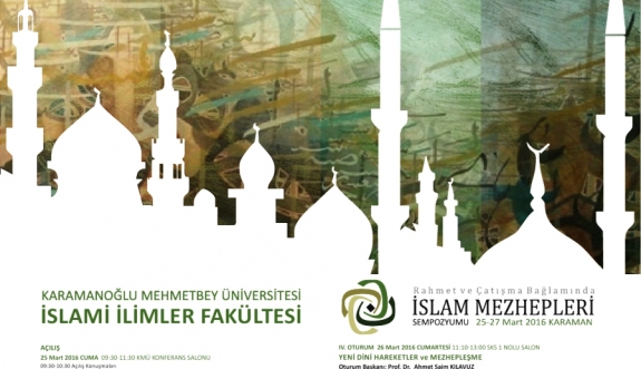 KMÜ’de İslam Mezhepleri Sempozyumu Yapılacak