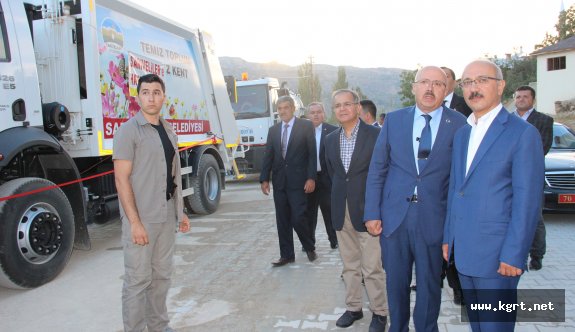Bakan Elvan, Sarıveliler'de Belediyenin Toplu Açılış Törenine Katıldı