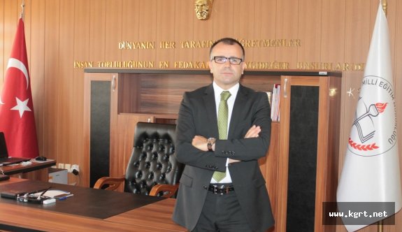Milli Eğitim Müdürü Sultanoğlu: Tüm Eğitim Camiamızın, Veli ve Öğrencilerimizin Bayramını Kutlarım