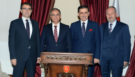 Vali Tapsız Ankara Valisi Topaca’yı Ziyaret Etti