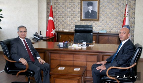 Vali Süleyman Tapsız'dan İl Emniyet Müdürü Mehmet Şahne'ye Ziyaret