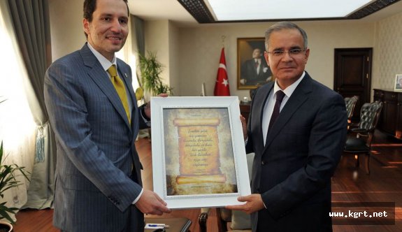 Erbakan Vakfı Genel Başkanı Dr. Fatih Erbakan’dan Vali Tapsız’a Nezaket Ziyareti