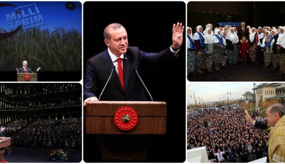 Karaman Çiftçileri Milli Tarım Projesinde Cumhurbaşkanı Erdoğan’la Buluştu