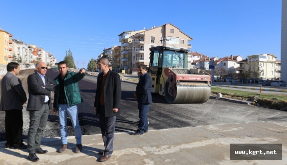 Karaman'da Asfaltlama Çalışmaları Sürüyor