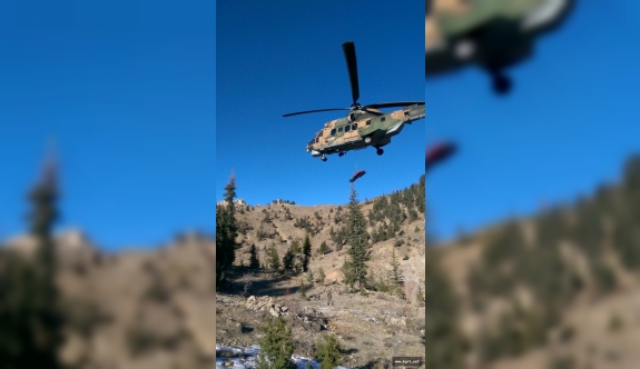 Ağaçtan Düşerek Ağır Yaralanan Şahıs Askeri Helikopterle Hastaneye Kaldırıldı