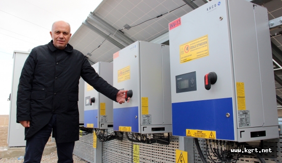 Karaman Belediyesinin Güneş Enerjisi Santralinde Elektrik Üretimi Başladı