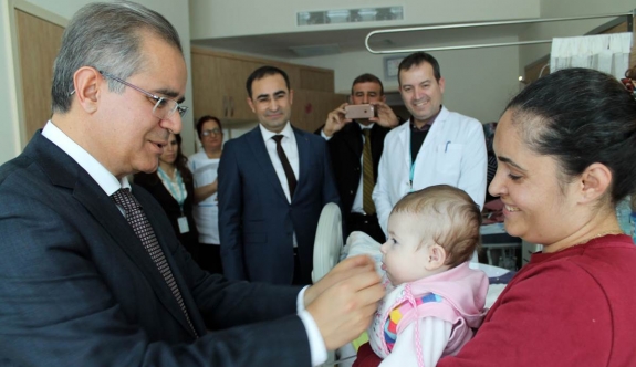 Vali Tapsız Devlet Hastanesini Ziyaret Etti