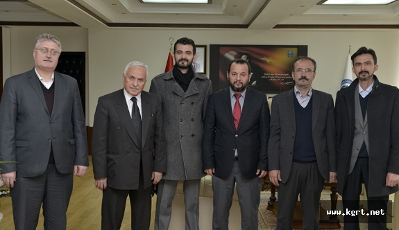 Erbakan Vakfı Karaman Temsilcisinden Rektör Akgül'e Tebrik Ziyareti
