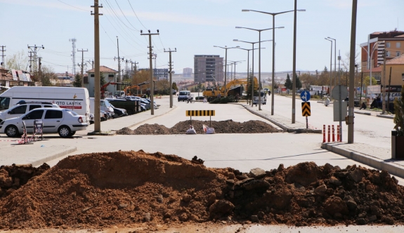 Sanayi Kavşağında Çalışmalar Başladı