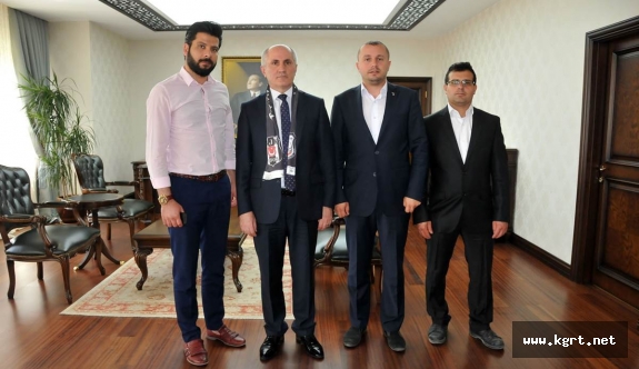Beşiktaşlılardan Vali Meral’a Ziyaret