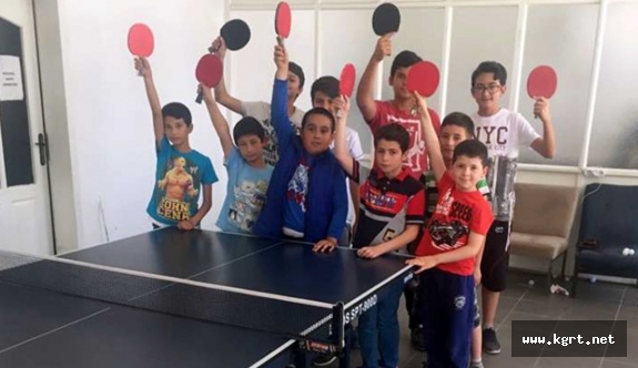Ermenek’te Masa Tenisi Yaz Spor Okulları Devam Ediyor