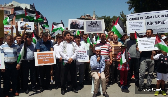 Karamanlı STK’lardan İsrail’e Mescid-i Aksa Protestosu