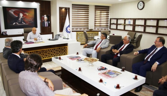 Türk Dili Heyeti’nden Başkan Çalışkan’a Ziyaret
