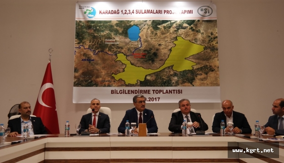 Karadağ Sulama Projeleri İle 27 Yerleşim Yerinde 43.540 Hektar Alan Sulanacak