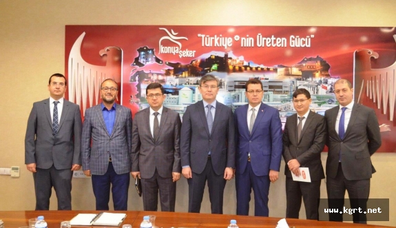 Kazakistan Büyükelçisi Saparbekuli’den Konya Şeker’e Ziyaret