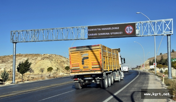 Konya'da Yüksekliği Fazla Olan Araçlar Şehir Merkezine Giremeyecek