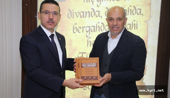 Sayıştay Başkanı Seyit Ahmet Baş’dan Başkan Çalışkan’a Ziyaret