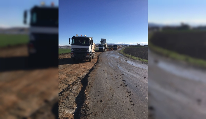 Beydili Köyünde Yol Genişletme Çalışmaları Başladı