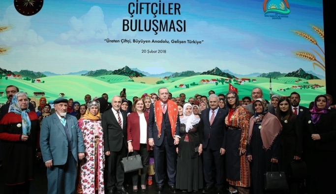 Karamanlı Çiftçiler Cumhurbaşkanı Erdoğan’la Buluştu