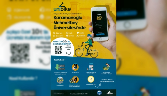 Üniversitede Bisiklet Platformu Açılıyor