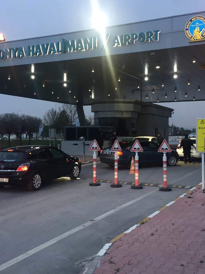 Konya Havalimanına Karamanlı Ticari Araçların Girişi Yasaklandı