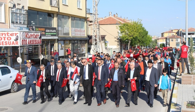 Karaman'da "57. Alay Vefa Yürüyüşü” Yapıldı