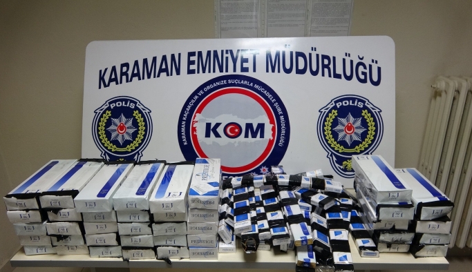 Karaman’da Kaçak İçki Ve Sigara Operasyonu