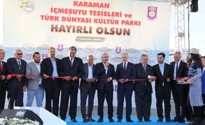 Bakan Elvan, İçme Suyu Tesisleri Ve Türk Dünyası Kültür Parkı'nın Açılışını Yaptı