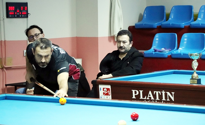 3 Bant Bilardo Şampiyonası 1. Etap Müsabakaları Sona Erdi