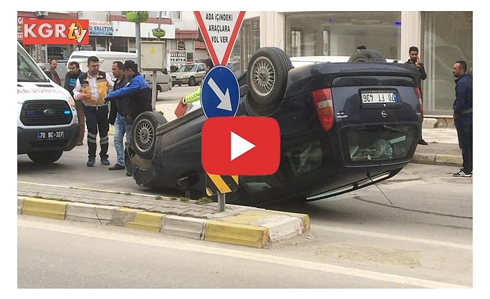 Direksiyon Hakimiyetini Kaybetti Takla Attı