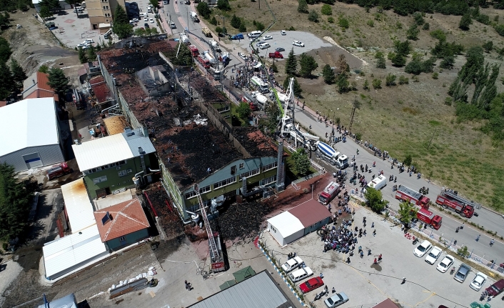 Konya’daki Silah Fabrikasındaki Yangın Söndürüldü