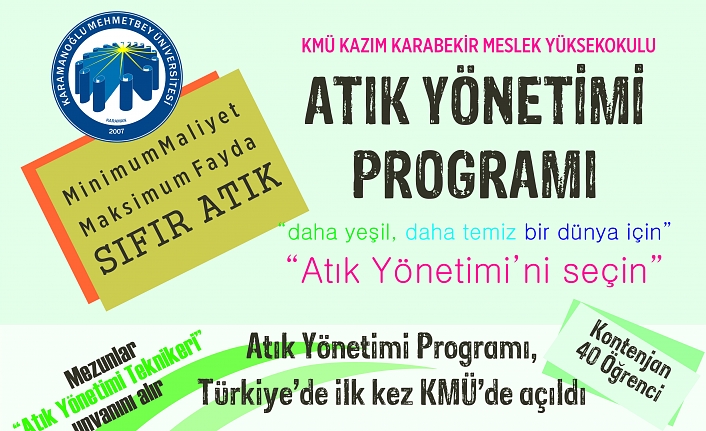 Türkiye’de İlk ve Tek: ‘Atık Yönetimi Programı’