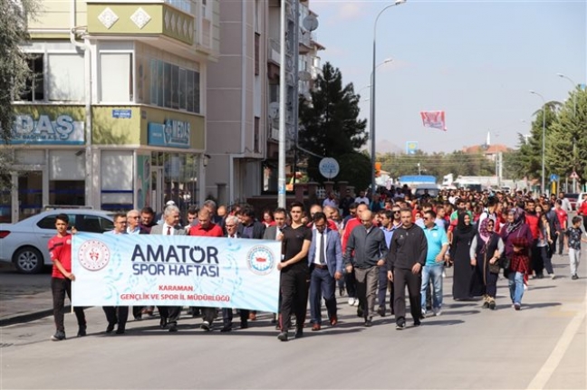 `Amatör Spor Haftası` Etkinlikleri Kortej Yürüyüşü İle Başladı