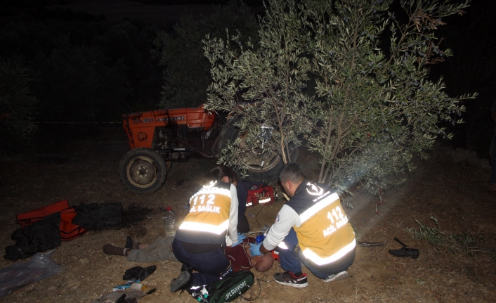 Zeytin Bahçesinde Traktörün Altında Kalan Adam Hayatını Kaybetti