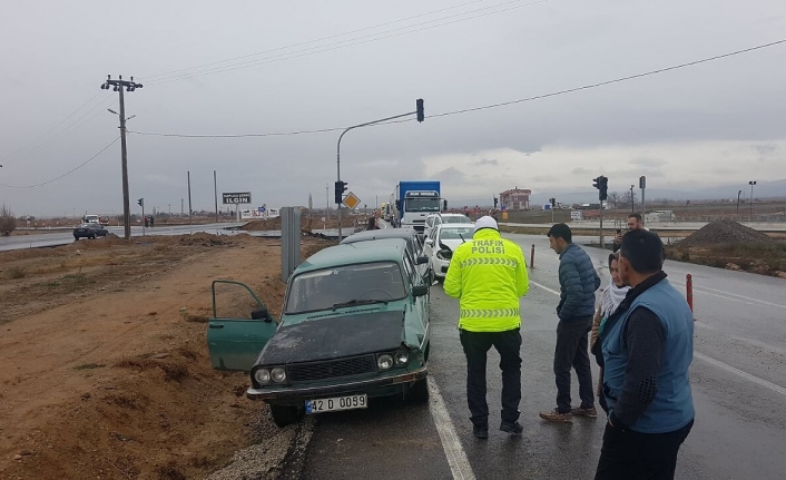 Konya’da 4 Araçlı Zincirleme Trafik Kazası