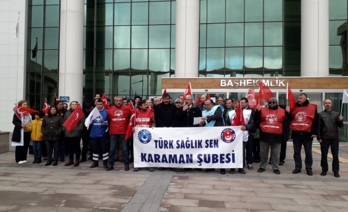 Türk Sağlık-Sen Karaman Temsilciliği: ‘’Adaletli Bir Döner Sermaye İstiyoruz’’