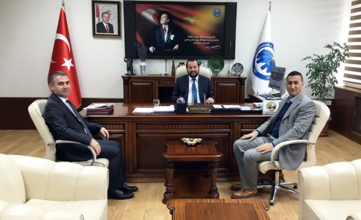 TAŞFED Yönetim Kurulu Başkanı Özrek’ten Rektör Akgül’e Ziyaret