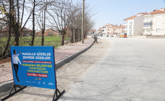 Karaman’da Alt ve Üst Yapı Çalışmaları Devam Ediyor