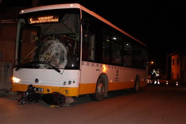 Karaman`da, Trafik Kazası: 1 Yaralı