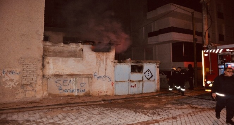 Karaman'da Tandır Odasında Çıkan Yangında Korku Dolu Anlar