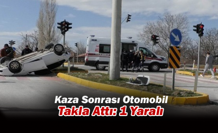 Ereğli’de Kaza Sonrası Otomobil Takla Attı: 1 Yaralı