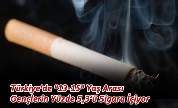 Türkiye`de `13-15` Yaş Arası Gençlerin Yüzde 5,3’ü Sigara İçiyor