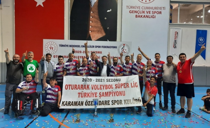 Karaman Özel İdare Spor Kulübü Türkiye Şampiyonu Oldu